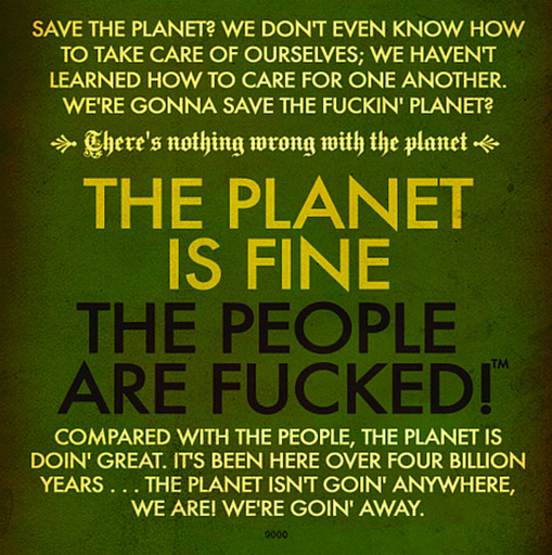 Обо всем -  "The Planet Is Fine" George Carlin